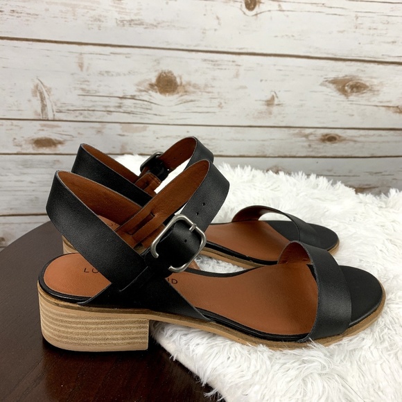 Lucky Brand Shoes - Lucky Brand sandals NIB sz10 heeled straps black